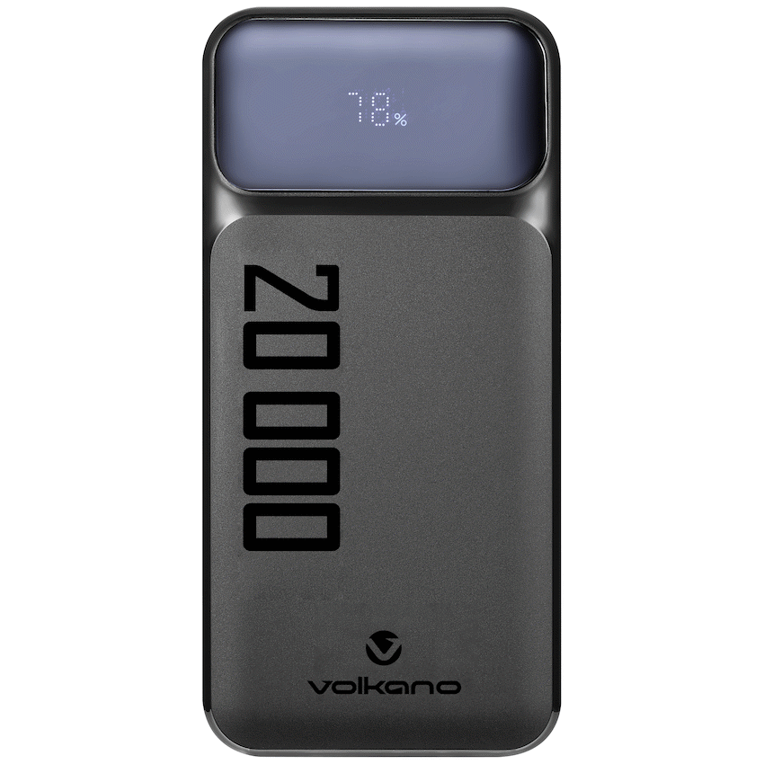Volkano Roma Series 20000mah PD 22.5w Power Bank | VK-9025-BK