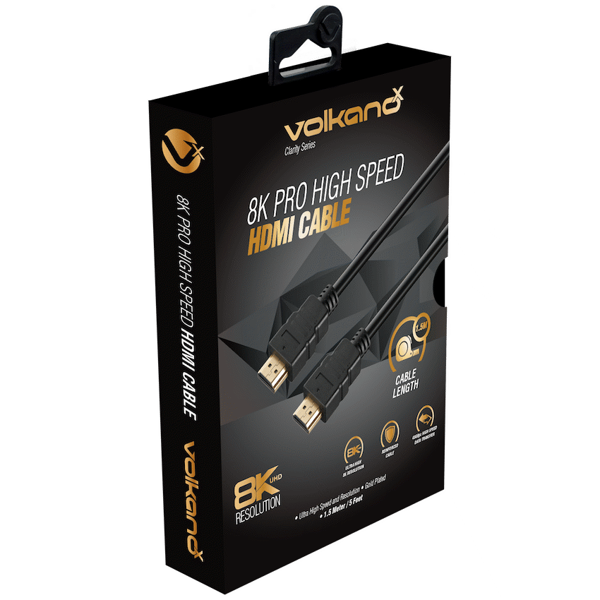 VolkanoX Clarity series 8K Ultra HD HDMI Cable 1.5 m | VK-20163-BK