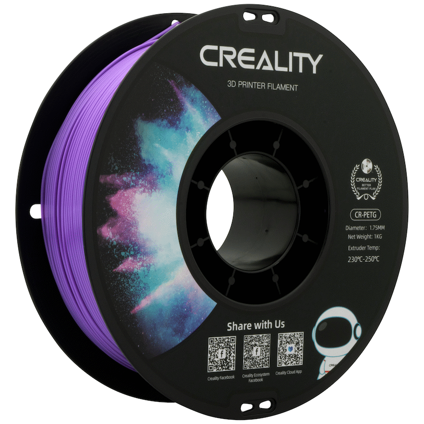 Creality 1.75mm PETG Filament - Purple 1Kg | 3301030045