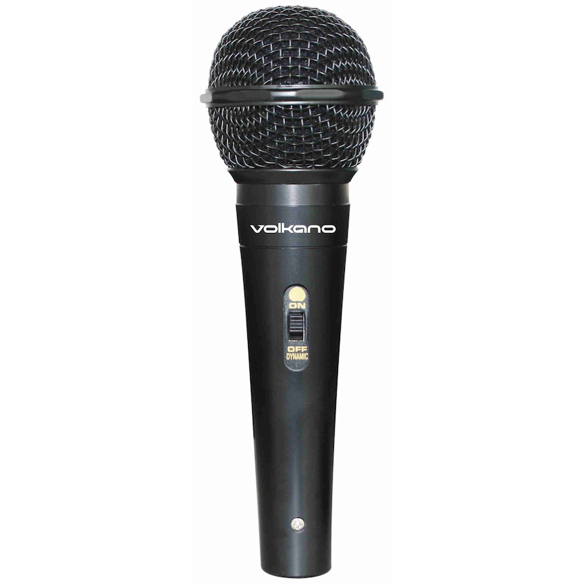 Volkano Ace Series Metal Wired Dynamic Vocal Microphone - Black | VK-30011-BK