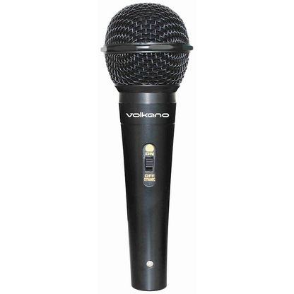 Volkano Ace Series Metal Wired Dynamic Vocal Microphone - Black | VK-30011-BK