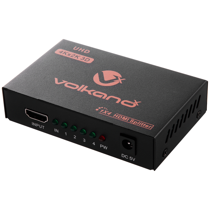 VolkanoX Define Series HDMI Splitter 4-Way | VK-20212-BK