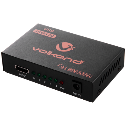 VolkanoX Define Series HDMI Splitter 4-Way | VK-20212-BK