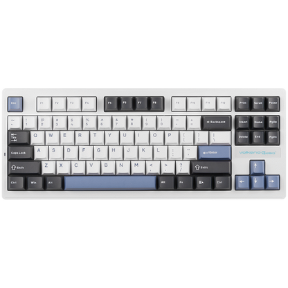 Volkano Gaming Obsidian X1 TKL Mechanical Tri-mode keyboard with Red switches | VG-210-BK