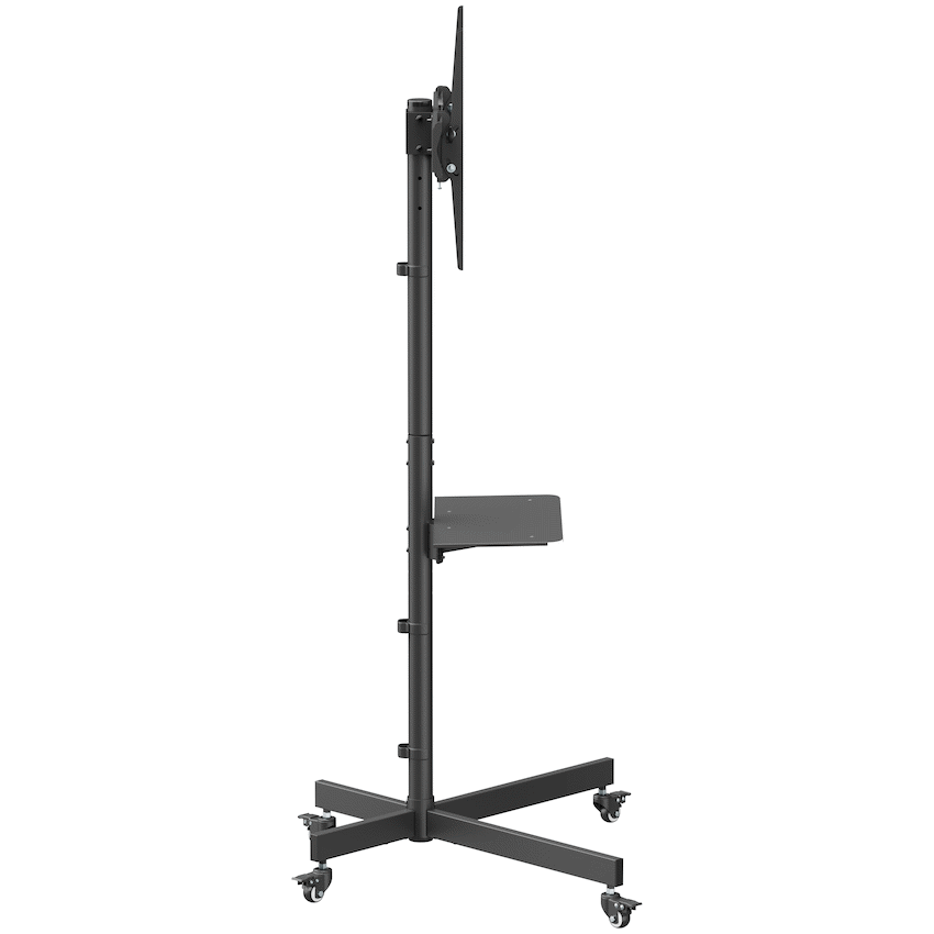 Volkano Steel series Fixed Trolley TV Bracket  32" - 55" TVs | VK-4036-BK