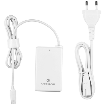 Volkano Brio Traveller Compact 65w GaN Laptop Charger | VK-8062-WT
