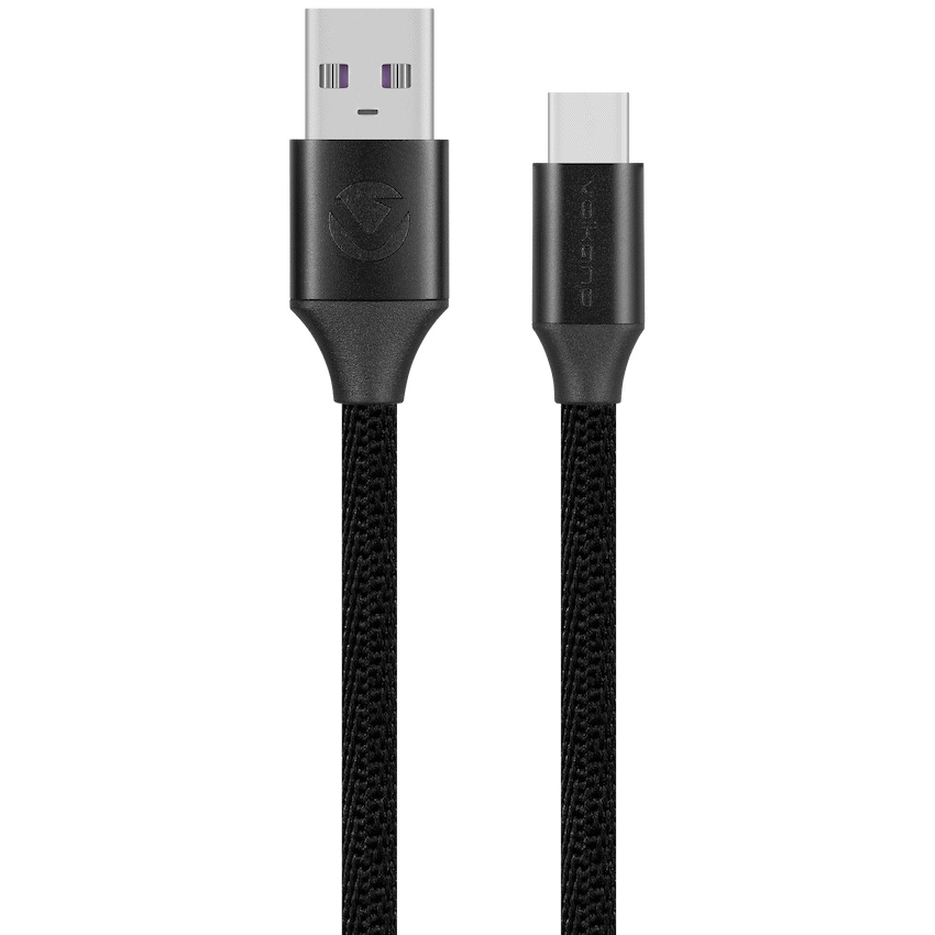 Volkano Weave Series Braided Type-C Cable 3m 30w - Black | VK-20145-BK