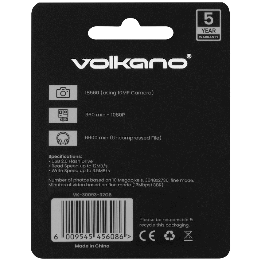 Volkano USB 2.0 Flash Drive 32gb | VK-30093-32GB