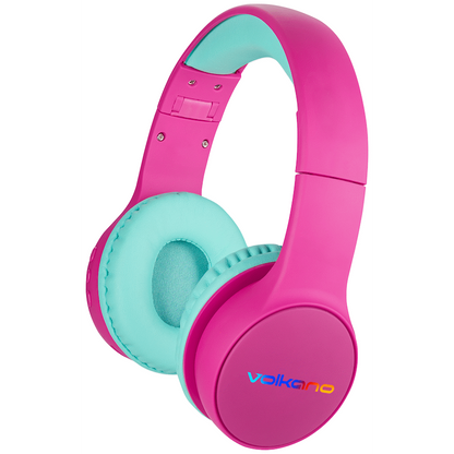 Volkano Kids Atlas Bluetooth Padded Headphones with dB Switch Function | VK-9938-PK
