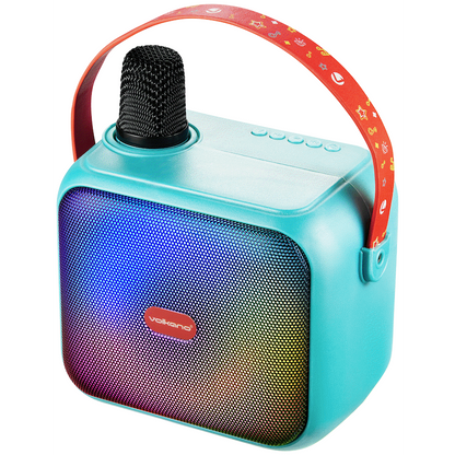 Volkano Kids SongSeeker Bluetooth Karaoke Machine with Wireless BT Microphone | VK-10117-TQ