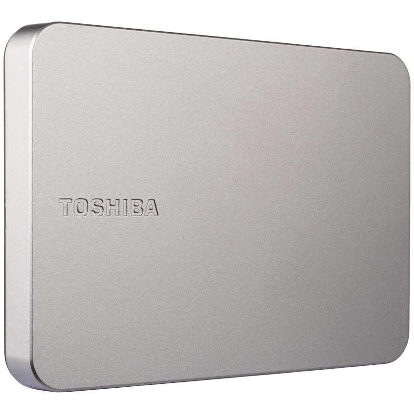 Toshiba Canvio Flex 1TB 2.5" Portable External Hard Drive USB-C / USB 3.2 Gen 1 (Warm Silver) | HDTX210ESCAA
