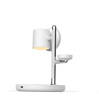 Volkano Lumen Series 3-in-1 Magnetic 25W Qi2.2 Wireless Charging Station - White | VK-8404-WT