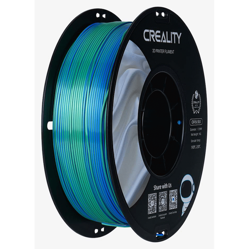 Creality 1.75mm PLA Silk Filament - Blue-Green 1Kg | 3301120011