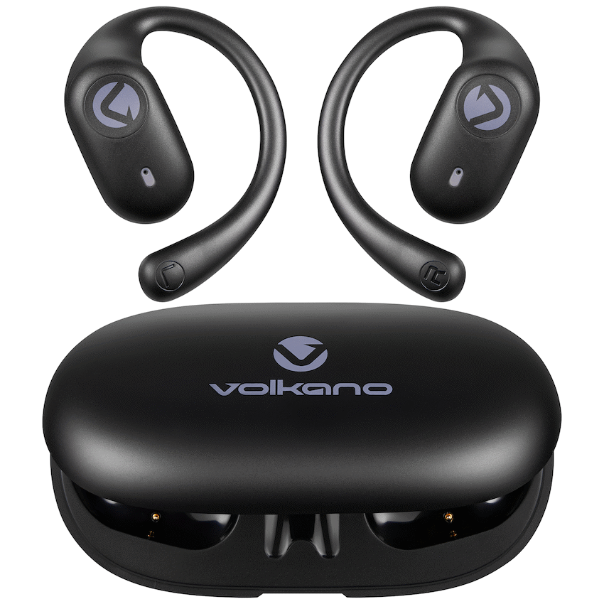 Volkano Stride 2 Air Conduction True Wireless Earphones - Black | VK-1148-BK[V2]