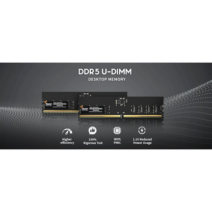 Dato 16GB DDR5 4800MHz PC5-38400 UDIMM Desktop Memory Module | DDR5-PC4800-16GB-D
