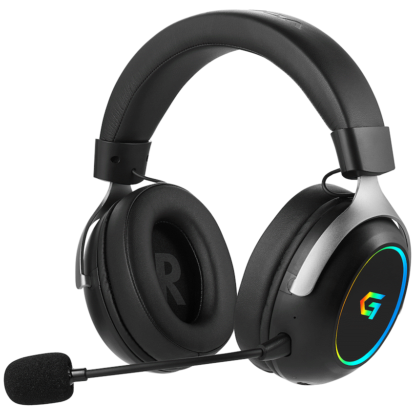 Volkano gaming Helm X1 Pro Wireless Gaming headphone with Tri-mode and ENC mic | VG-222-BK