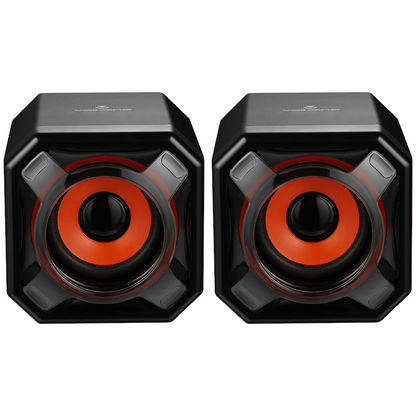 Volkano Rush Series Multimedia Speakers | VK-0001-BK