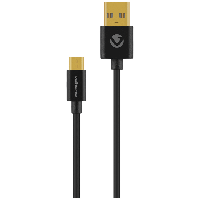 Volkano Micro Series USB to Micro USB M/M Cable 0.75m | VK-20201-BK