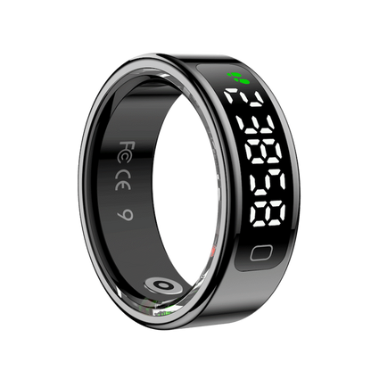 Volkano Ring Series Ring Pro Smart Ring with Charging Case - 20.7mm | VK-5099-SL-BK