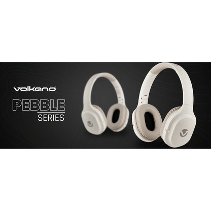 Volkano Pebble Series Bluetooth Headphones - Khaki | VK-2023-KH