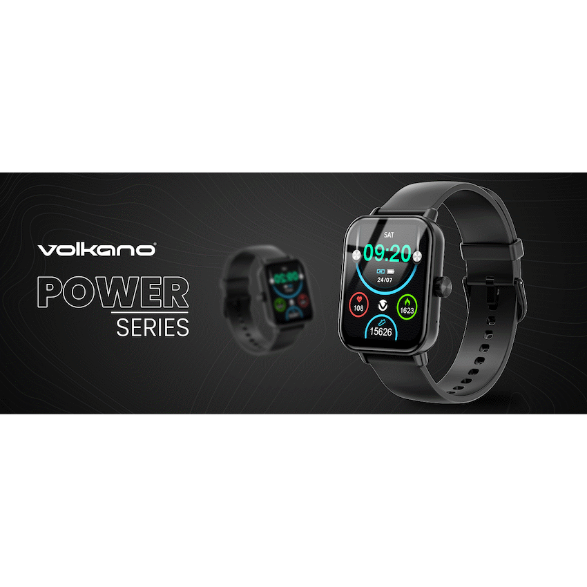 Volkano Chroma Series Smartwatch with Black Strap | VK-5088-BK