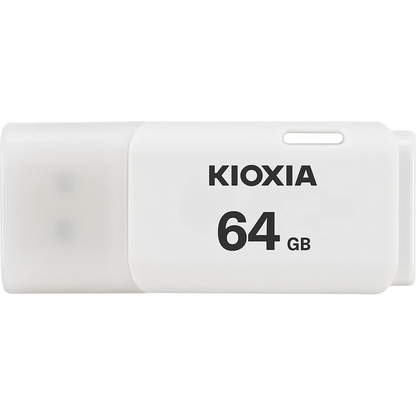 Kioxia TransMemory U202 64GB USB 2.0 Type-A Flash Drive (White) | LU202W064GG4