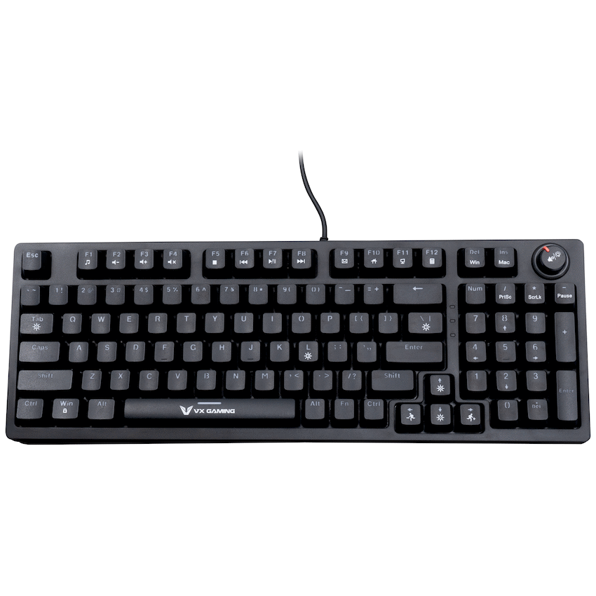 VX Gaming Warborn RGB TKL Mechanical Keyboard | VX-231-BK