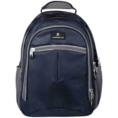 Volkano Orthopaedic Backpack 27L - Navy/Grey | VK-7093-NVGR