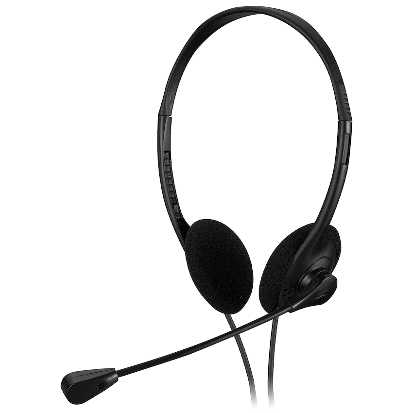 Volkano Chat 2 Stereo Headset with Boom Microphone | VK-20151-BK