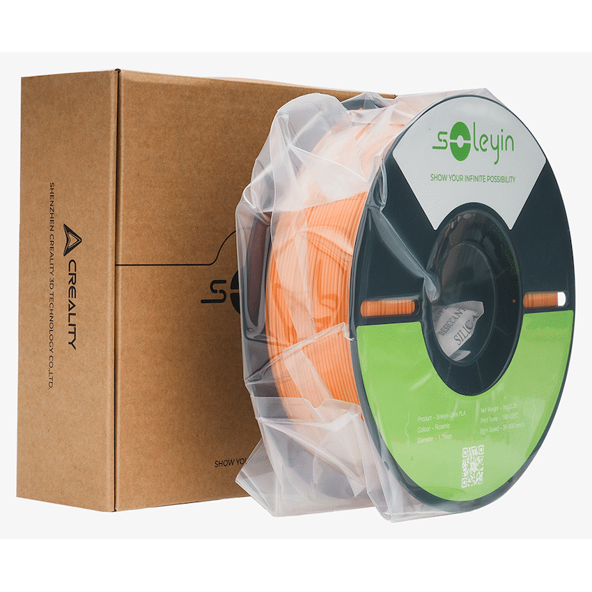 Creality 1.75mm Soleyin Ultra PLA Filament - Rosehip 1Kg | 3301010601