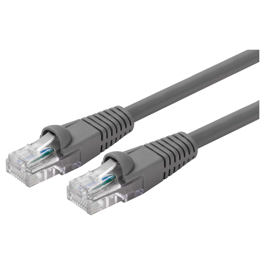 Volkano Network Series RJ-45 Network Cable, CAT5, 1m | VK-20175-GR
