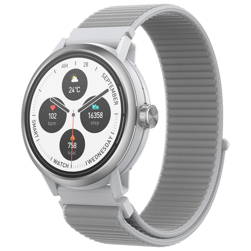 Volkano Tide Series Waterproof Smart Watch - Silver | VK-5066-SL