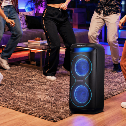 VolkanoX VXP200 Dual 6.5" Party Speaker  - Black | VK-3902-D65