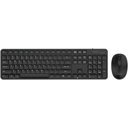 VolkanoX Garnet Bluetooth Wireless Keyboard and Mouse Combo - Black | VKX-20008-BK