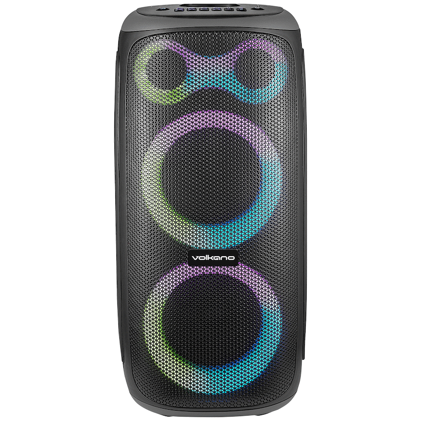 Volkano Vegas Series Dual 6.5" Tower Speaker | VK-3903-D65-BK