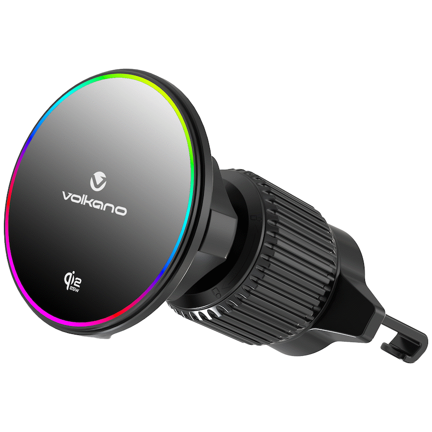 Volkano Volt Series Qi2.2 Magnetic Car Vent Phone Holder - Black | VK-8204-BK