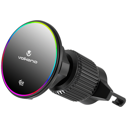 Volkano Volt Series Qi2.2 Magnetic Car Vent Phone Holder - Black | VK-8204-BK