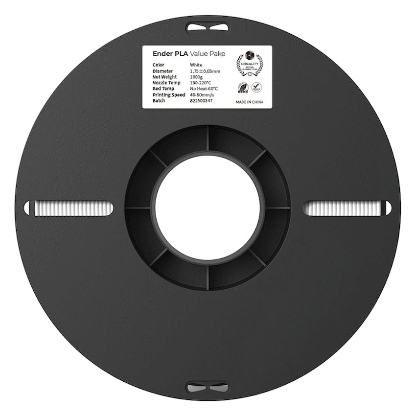 Creality 1.75mm Ender-PLA Filament Value Pack - Black 1Kg + White 1Kg | 3301010337