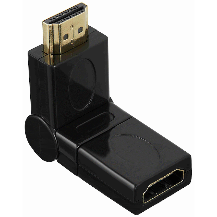 VolkanoX Define series HDMI Swivel 360 degree Adaptor | VK-20193-BK