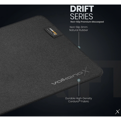 VolkanoX Drift Series Non-slip Premium Mousepad | VKX-213-BK