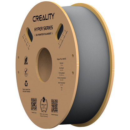 Creality 1.75mm Hyper Series PLA High-Speed Filament - Grey 1Kg | 3301010340