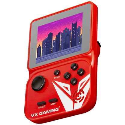 VX Gaming Nostalgia Series Handheld Retro Game Station with 4gb Micro SD - Red | VX-161-RD