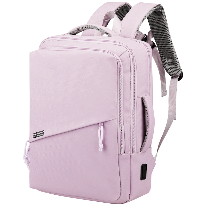 Volkano Under-Seat Traveller Backpack Pastel Pink | VK-9300-PP