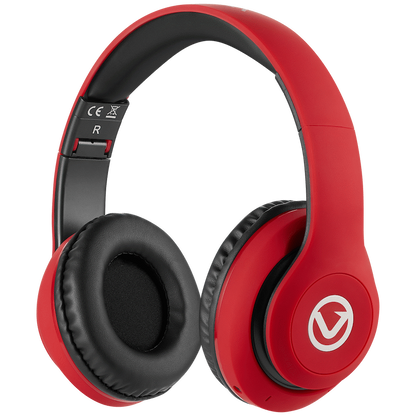 Volkano Impulse Series Bluetooth Headphones - Red | VB-VH101-RD