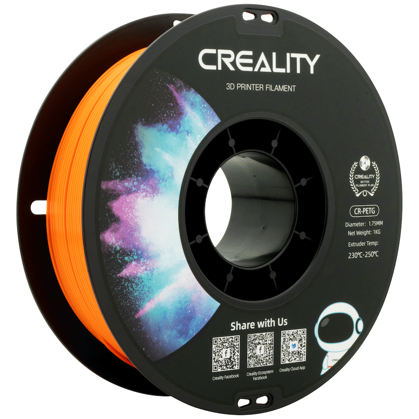 Creality 1.75mm PETG Filament - Orange 1Kg | 3301030047