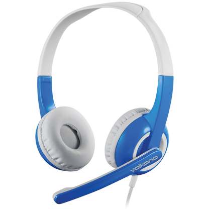 Volkano Kids Chat Junior series headset with mic - Blue | VK-6512-BL