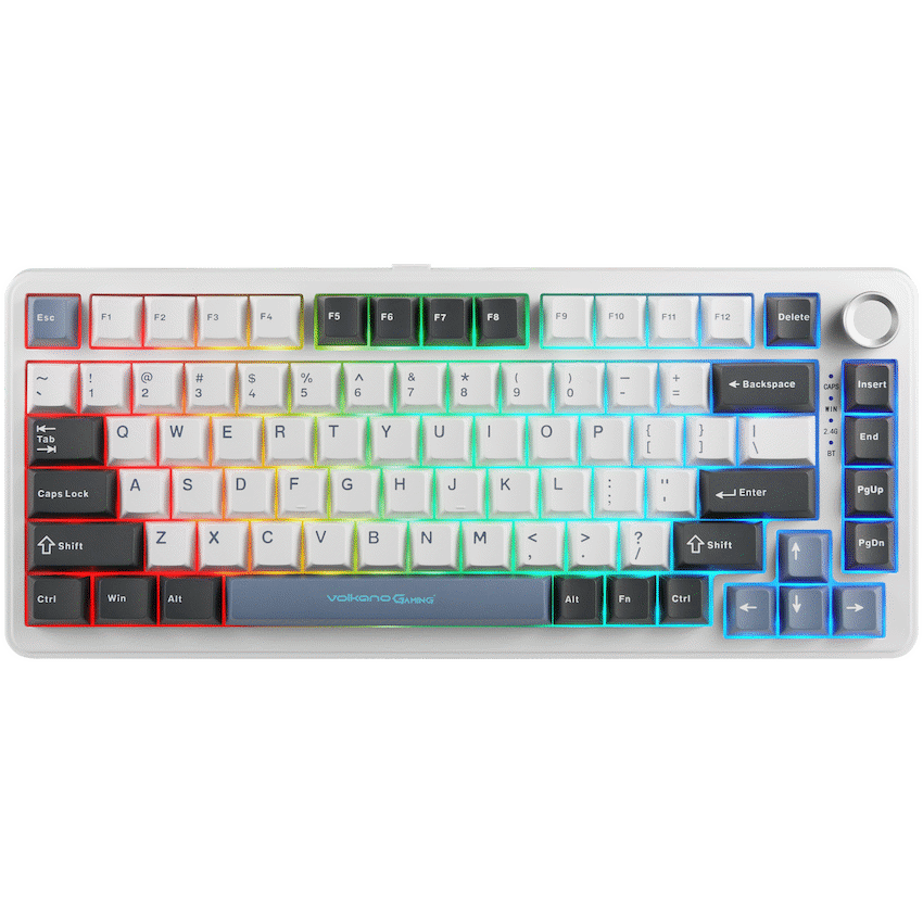 Volkano Gaming Phantom X2  TKL Mechanical Tri-Mode Wireless Keyboard | VG-209-BK