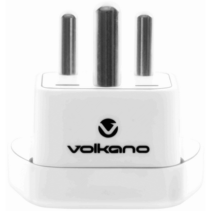Volkano Traveller SA series travel plug UK/other socket to 15A SA plug | VK-8010-WT