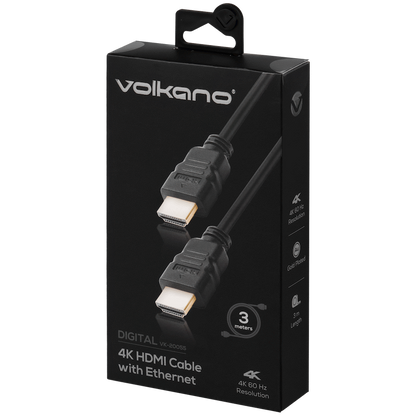 Volkano Digital series 4K HDMI Cable 3M | VK-20055-BK[V2]