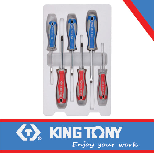 KING TONY SCREWDRIVER SET 6PC | 31116MR
